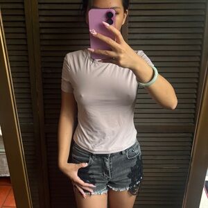 Women's Buttery Soft Mauve Top